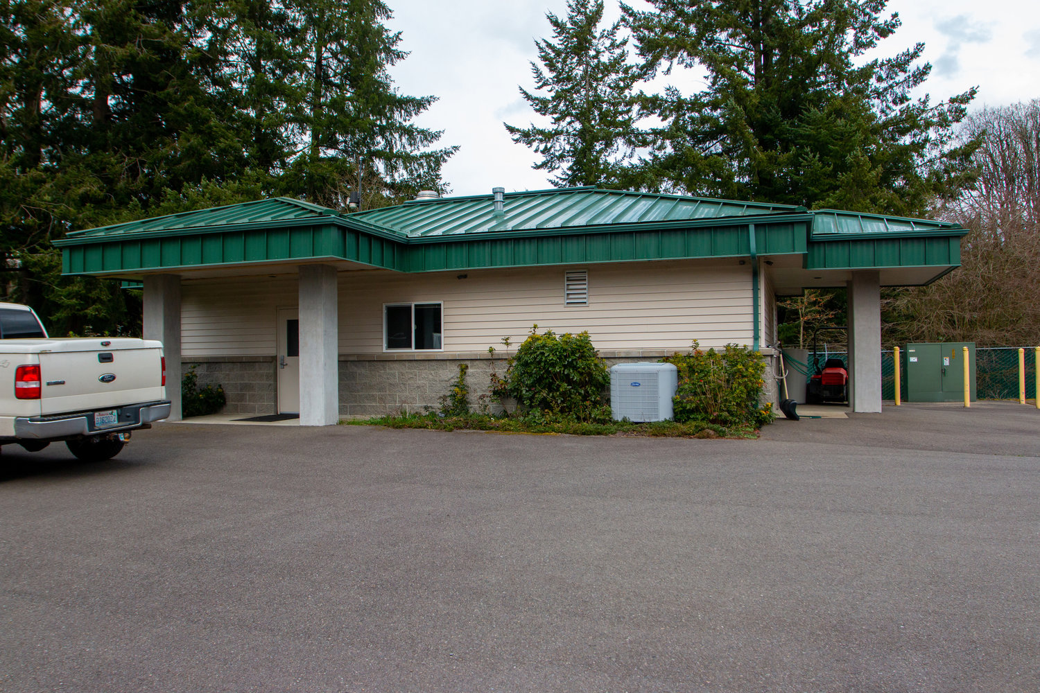 This building is the laboratory for the Tenino Wastewater Treatment Plant.